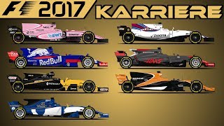 F1 2017 KARRIERE 1 Abstimmung für die Teamwahl der RookieSaison in Formel 1 2017 [upl. by Janet]