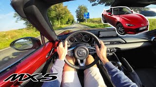 2024 Mazda MX5 SkyactivG  136hp  POV Drive [upl. by Arbrab]