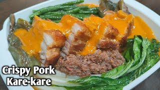 Crispy Pork Karekare Madiskarteng Nanay by mhelchoice [upl. by Erelia]