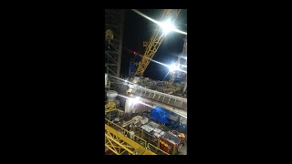 crane boom assembly in oil rig [upl. by Anaidirib]