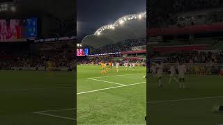 Riley McGree overhead kick Socceroos vs Saudi Arabia socceroos fifaworldcupqualifiers [upl. by Nnylhsa988]