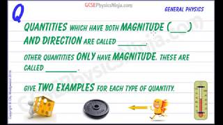 Vectors and Scalars Physics Tutorial [upl. by Akram]