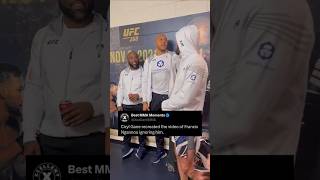 Ciryl Gane reacts to Francis Ngannou ignoring him [upl. by Nosittam209]