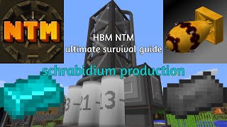 HBM nuclear tech mod ultimate survival guide pt7  schrabidium production meteorites [upl. by Beatrix]