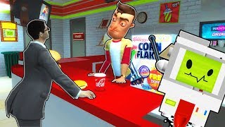 GETTING JOBS AT A SPOOKY GAS STATION Garrys Mod Gameplay Gmod Roleplay Job Simulator in Gmod [upl. by Adai]