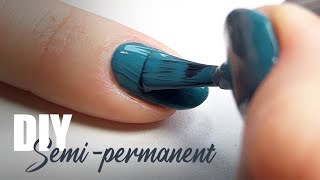 Pose ton vernis SEMIPERMANENT toimême comme une pro  💅 [upl. by Savihc]