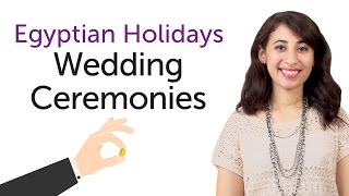 Learn Egyptian Arabic Holidays  Wedding Ceremonies [upl. by Lahcym]