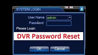 DVR Password Recovery DVR Password  CCTV DVR [upl. by Amargo879]