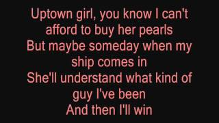 Uptown Girl Westlife Lyrics [upl. by Einaoj]