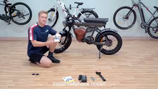 YYG Electric Bike for Adults 1200W 20 Inch Fat Tire Ebike 32 MPH amp 45 MilesInstallation Guide [upl. by Rocker]