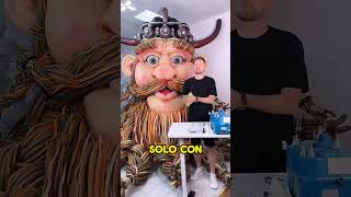 Un ARTISTA crea SCULTURE DI PALLONCINI😱🎈 shorts tiktok [upl. by Eyanaj233]