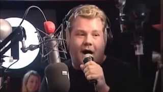 James Corden Sings Gold Digger on Radio 1 Kanye West Song [upl. by Adran]