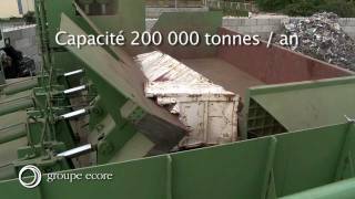 Cisaille 1700 tonnes  Recyclage Ferraille [upl. by Ender]