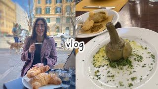 Italian vlog pranzo fuori e una passeggiata a Roma centro [upl. by Mroz]