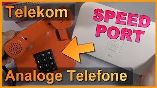 Telekom Speedport Smart 2  3 Analoge Telefone einrichten [upl. by Yelrahs]