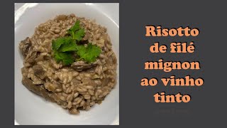 Risotto de Filé Mignon ao Vinho Tinto  Série de Risottos  Chef Lucas Matos [upl. by Ulland]