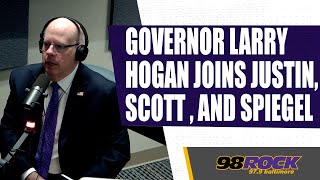 Governor Larry Hogan Joins Justin Scott and Spiegel [upl. by Sidoon]