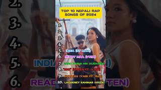 Top 10 Nepali Rap Song Of 2024🔥 Pt1 nepalirap shorts [upl. by Damien]