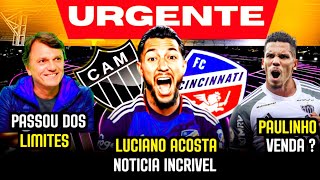 🚨NOTICIA INCRIVEL PARA O GALO  🔥MAURO CESAR PASSOU DOS LIMITES 🔥PAULINHO VENDA [upl. by Roscoe]