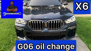 2020 BMW X6 Oil Change and oil light reset [upl. by Morra497]