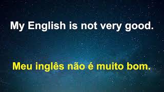 Aprender Inglês Dormindo 130 Frases essenciais em inglês americano áudio em inglês português [upl. by Lustig521]