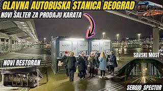 Kladionica Pekara Kafana i Novi restoran na NOVOJ GLAVNOJ AUTOBUSKOJ STANICI BAS BEOGRAD beograd [upl. by Kolosick]