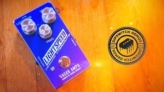 Greer Amps Lightspeed Organic Overdrive Demo [upl. by Garwin867]