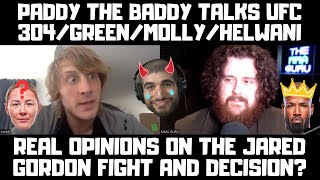 The MMA Guru amp Paddy Pimblett Interview Bobby Green At UFC 304 Defends Molly Gordon Decision [upl. by Helve]