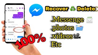 Recover old messenger messengesphotosvideo  Messenger deleted data recover 2024 [upl. by Barb791]