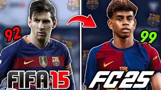 ¡Reconstruyo Al FC Barcelona Desde FIFA 15 Hasta FC 25 [upl. by Demeter]