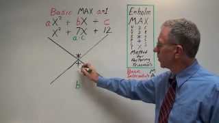 Factoring Trinomials  Basic MAX  Full Explanation [upl. by Yrocej]