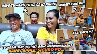 Ayieee Tatay Allan At Nanay Apple Pwedeng Magkabalikan  Sobrang Saya Ni Kuya Dave [upl. by Yarised]