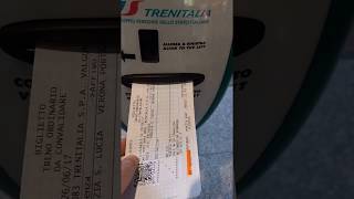 Trenitalia how to validate stamp a train ticket in Italy [upl. by Jed]