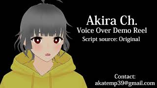 Akira Ch  Voice Over Demo Reel [upl. by Herahab]