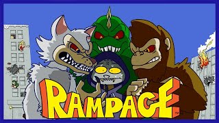 Rampage Arcade and Ports  MIB Video Game Reviews Ep 25 [upl. by Aisinut]