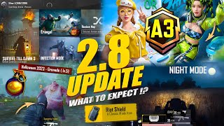 😍BGMI NEW UPDATE IS HERE  UPDATE 28 FEATURES  FREE UPGRADE SKINS amp NEW SHOP ParasOfficialYT [upl. by Hannon]