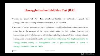 Hemagglutination And Hemagglutination Inhibition Test [upl. by Kalil]