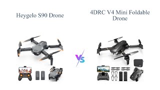 Heygelo S90 vs 4DRC V4 Drone Comparison 🚁🔥 [upl. by Cesare]