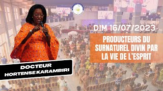 Producteurs du surnaturel divin par la vie de lEsprit I Docteur Hortense KARAMBIRI [upl. by Eniahs]