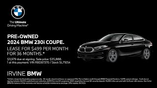 Lease a Retired Service Loaner  Irvine BMW  Orange County [upl. by Almire528]