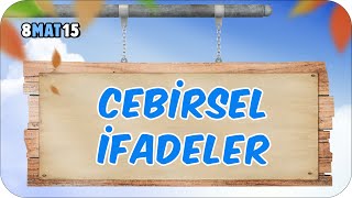 Cebirsel İfadeler 📘 tonguçCUP 2Sezon  8MAT15 2024LGS [upl. by Nadnarb165]