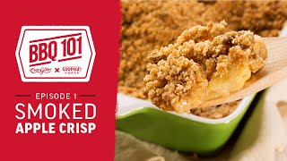 Smoked Apple Crisp  BBQ 101 x Cookout Coach [upl. by Analram]