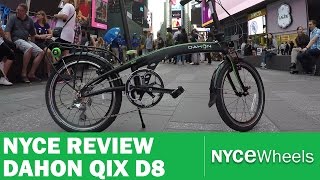 Dahon Qix D8 Folding Bike Review [upl. by Alaet]