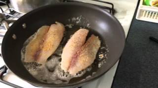 Pan Fried Tilapia Fillet [upl. by Unity531]