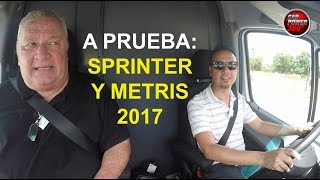 Prueba Mercedes Benz Sprinter 2017 y Mercedes Benz Metris 2017 en Español  Spanish [upl. by Ruiz83]