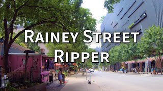 Rainey Street Ripper  Austin Texas Walking Tour [upl. by Eicram]