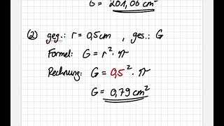 Kegel  Grundfläche berechnen  Umformungen erklärt [upl. by Huebner]