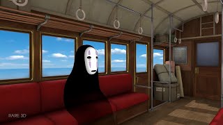 Spirited Away  The Train Scene 3D Model [upl. by Calia111]