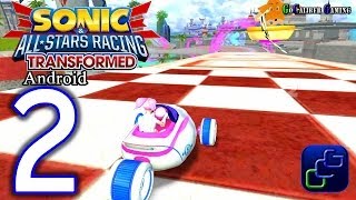 Sonic All Star Racing Transformed Android Walkthrough  Part 2  World Tour Sunshine Coast [upl. by Tonnie974]