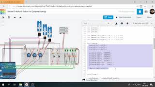 Tinkercad İle Arduino Bölüm 30  Hafızalı Robot Kol Çalışması Servo Motor Mantığı [upl. by Ede772]